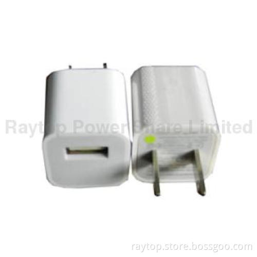 Smart USB Charger for Apple Mobile Phones, 5V, 1.0A, US Plug